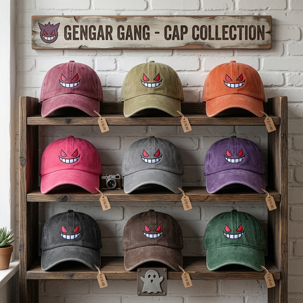 Outdoor Sports Accessories - Bandai Pokemon Gengar Baseball Cap Snapback