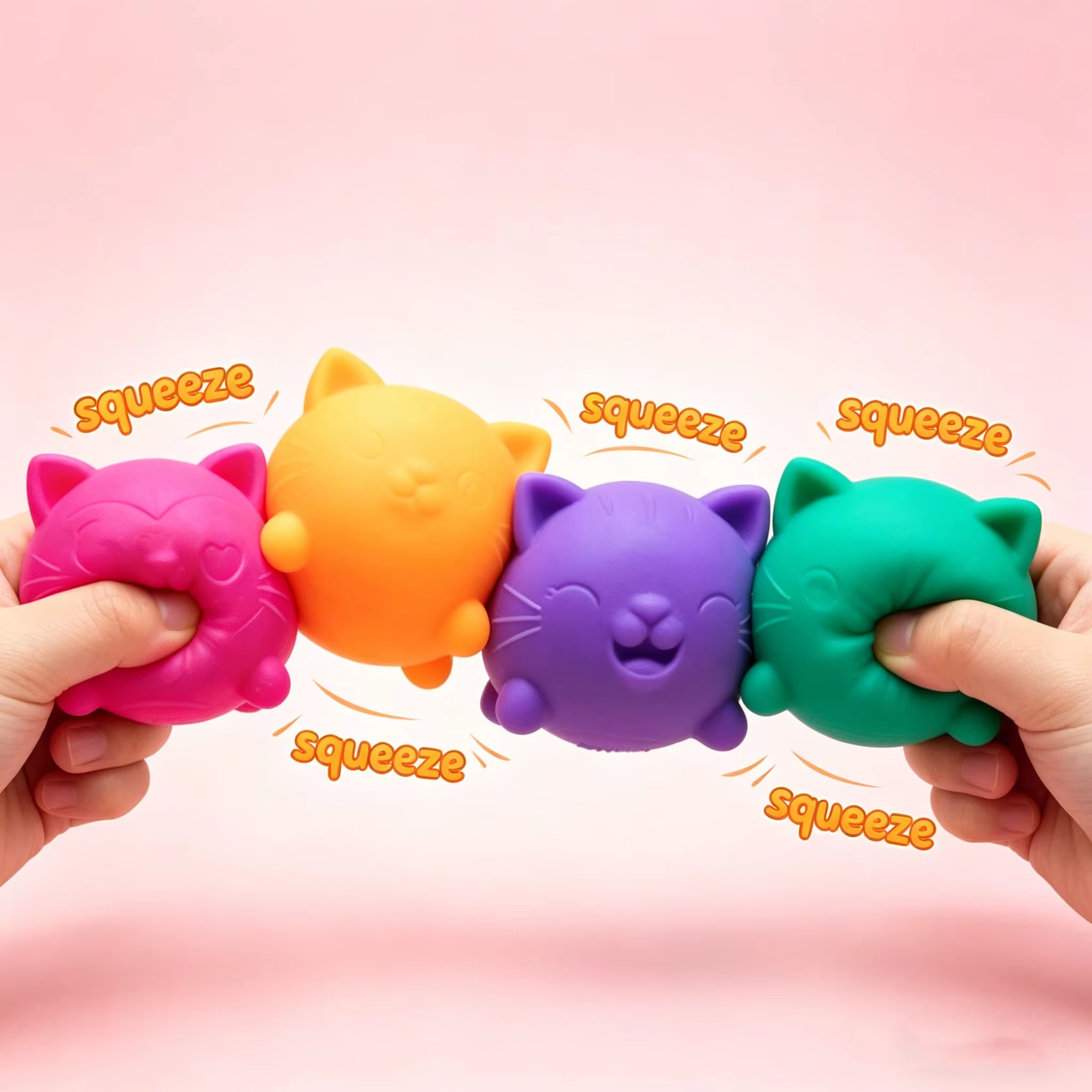 Outdoor Sports Accessories - Schylling NEEDOH Cool Cat Squishy Toys