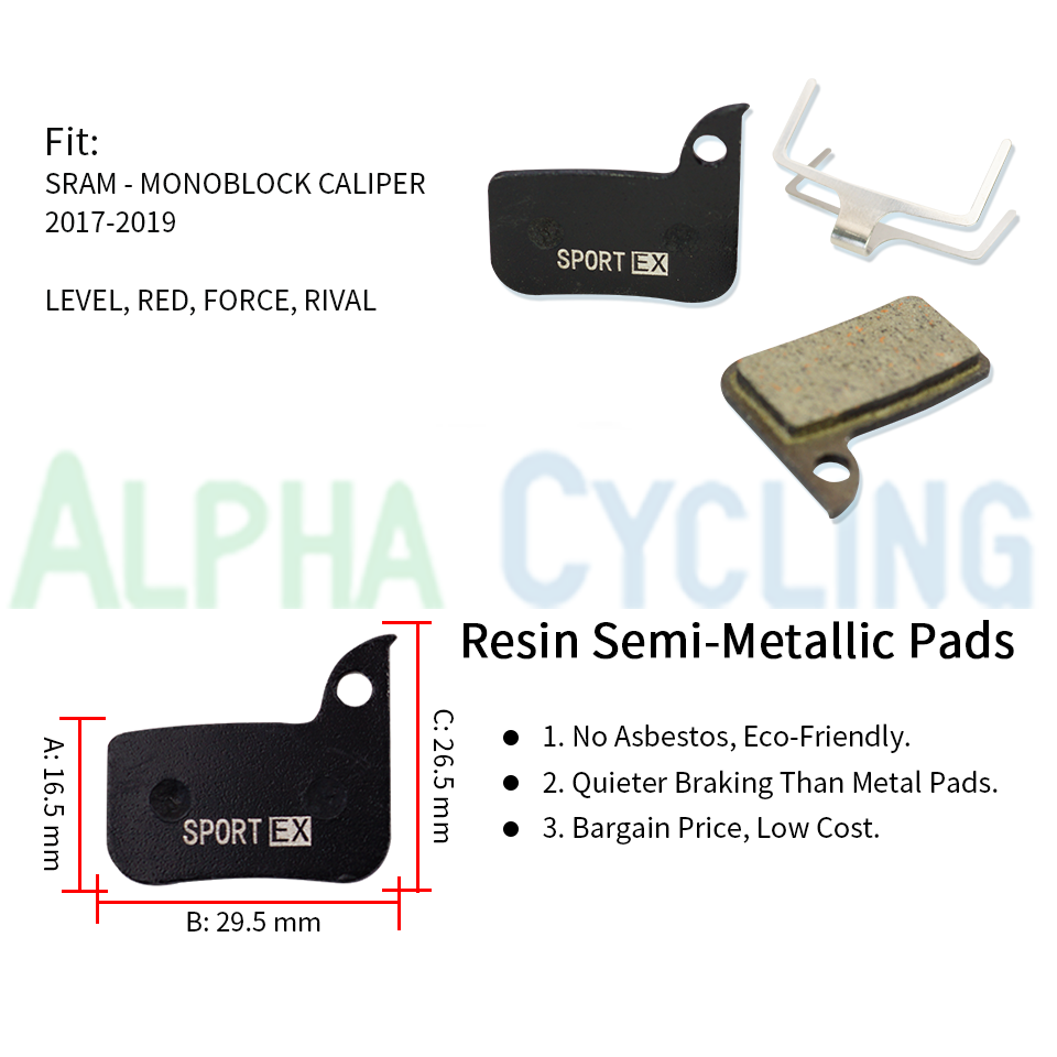 4 Pairs, Bicycle Disc Brake Pa - Mtb Elbow Pad reseña y precio