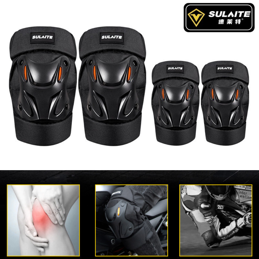 A pair of motorcycle knee pads - Mtb Elbow Pad reseña y precio