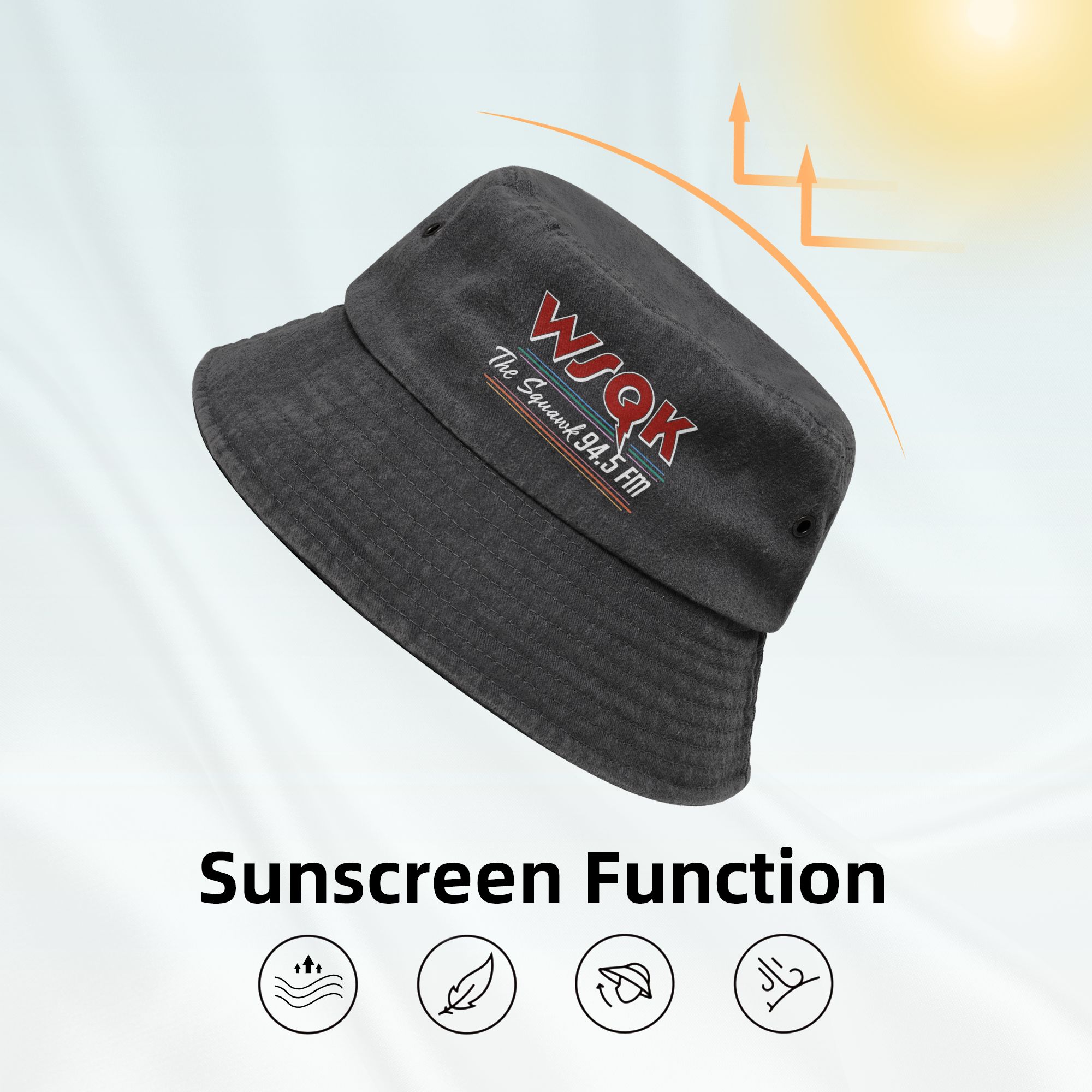 Unisex Bucket Hat WSQK The Squ - Outdoor Sport Ideas reseña y precio