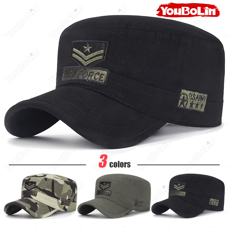 Flat-Top Military Cap, Unisex, - Academy Sports Outdoor reseña y precio
