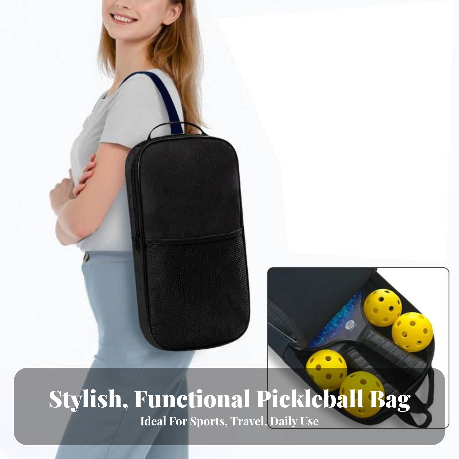 Pickleball Paddle Bag Large Ca - Outdoor Sports Accessories reseña y precio