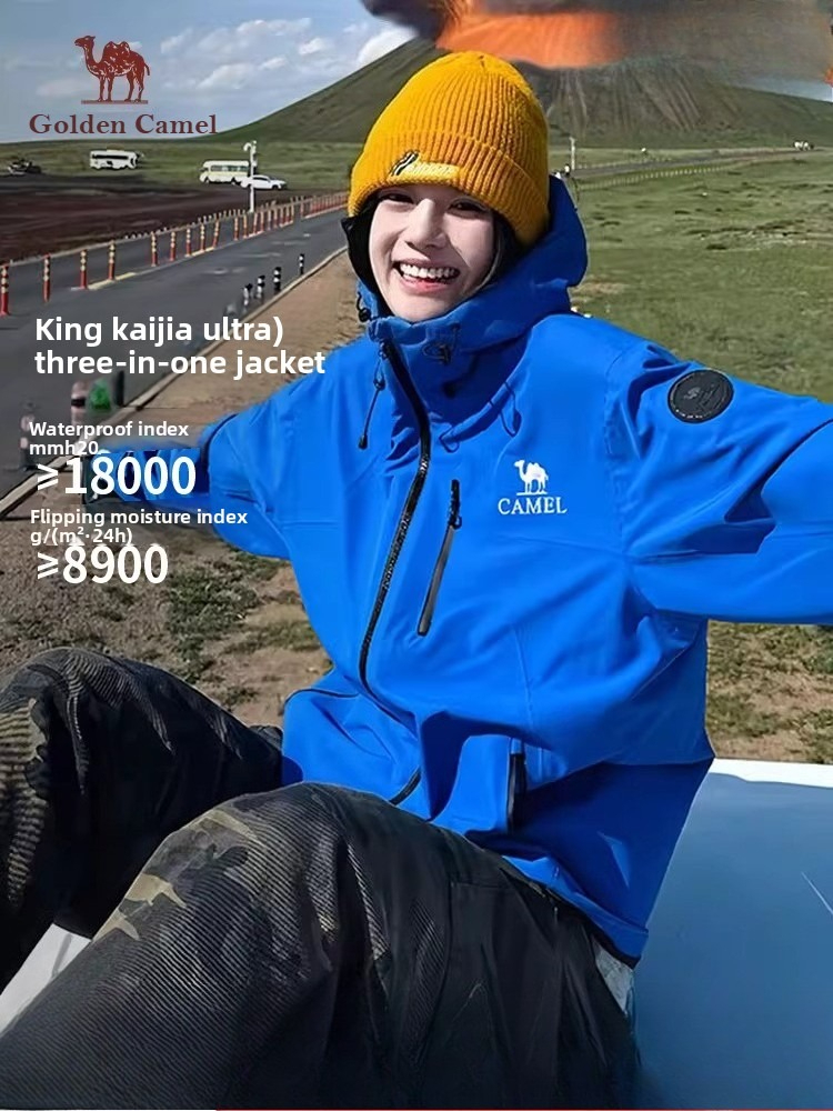 Golden Camel Outdoor Fleece Ja - Outdoor Sport Waterproof Jacket reseña y precio
