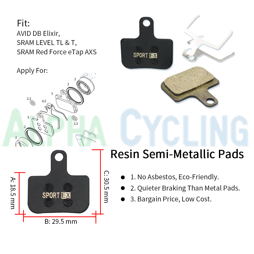 Bicycle Disc Brake Pads For AV - Mtb Elbow Pad reseña y precio