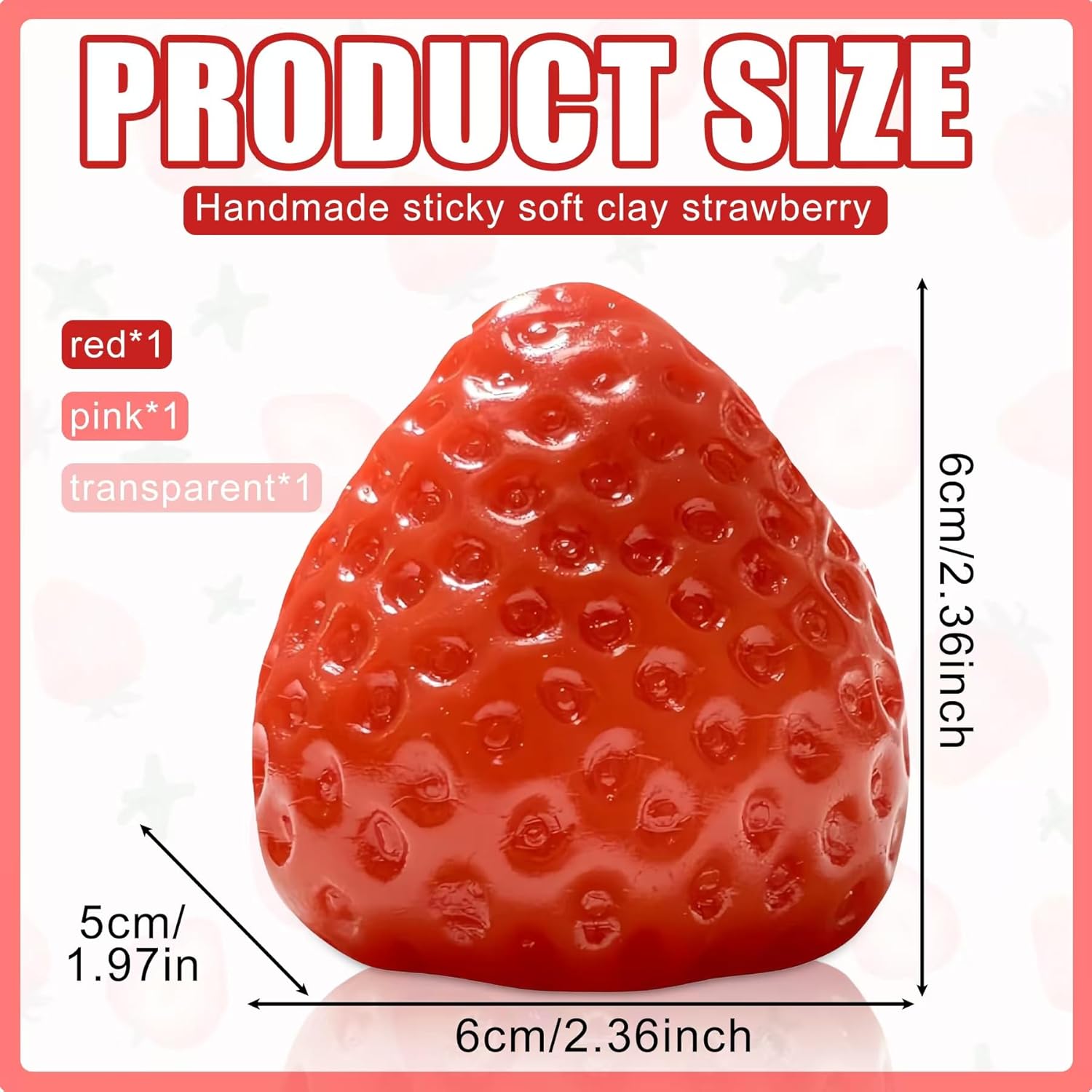 3Pcs Big Taba Squishies Strawb - Outdoor Sports Accessories reseña y precio