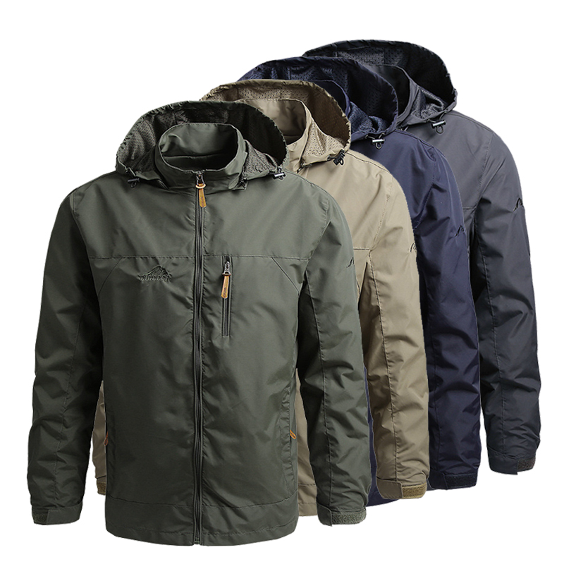 Windbreaker Men Tactical Jacke - Outdoor Sport Waterproof Jacket reseña y precio