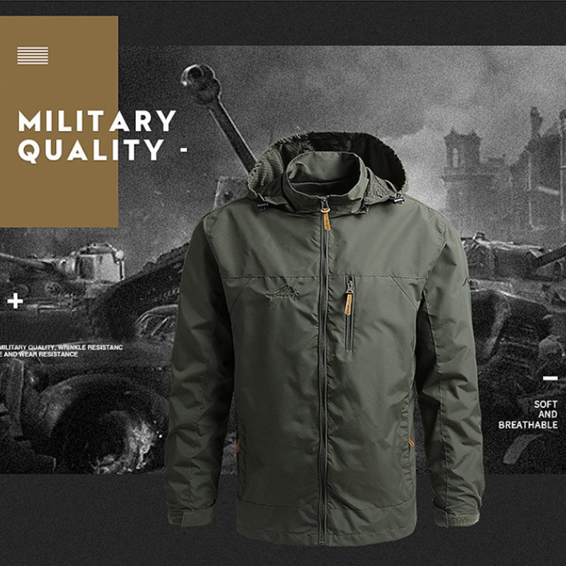 Windbreaker Men Tactical Jacke - Outdoor Sport Waterproof Jacket reseña y precio