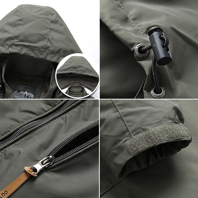 Windbreaker Men Tactical Jacke - Outdoor Sport Waterproof Jacket reseña y precio