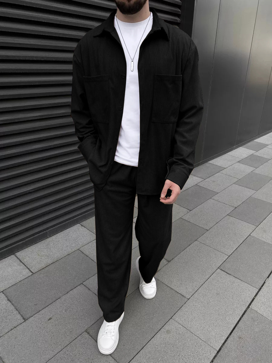 Men's corduroy two-piece outfi - Outdoor Sportswear reseña y precio