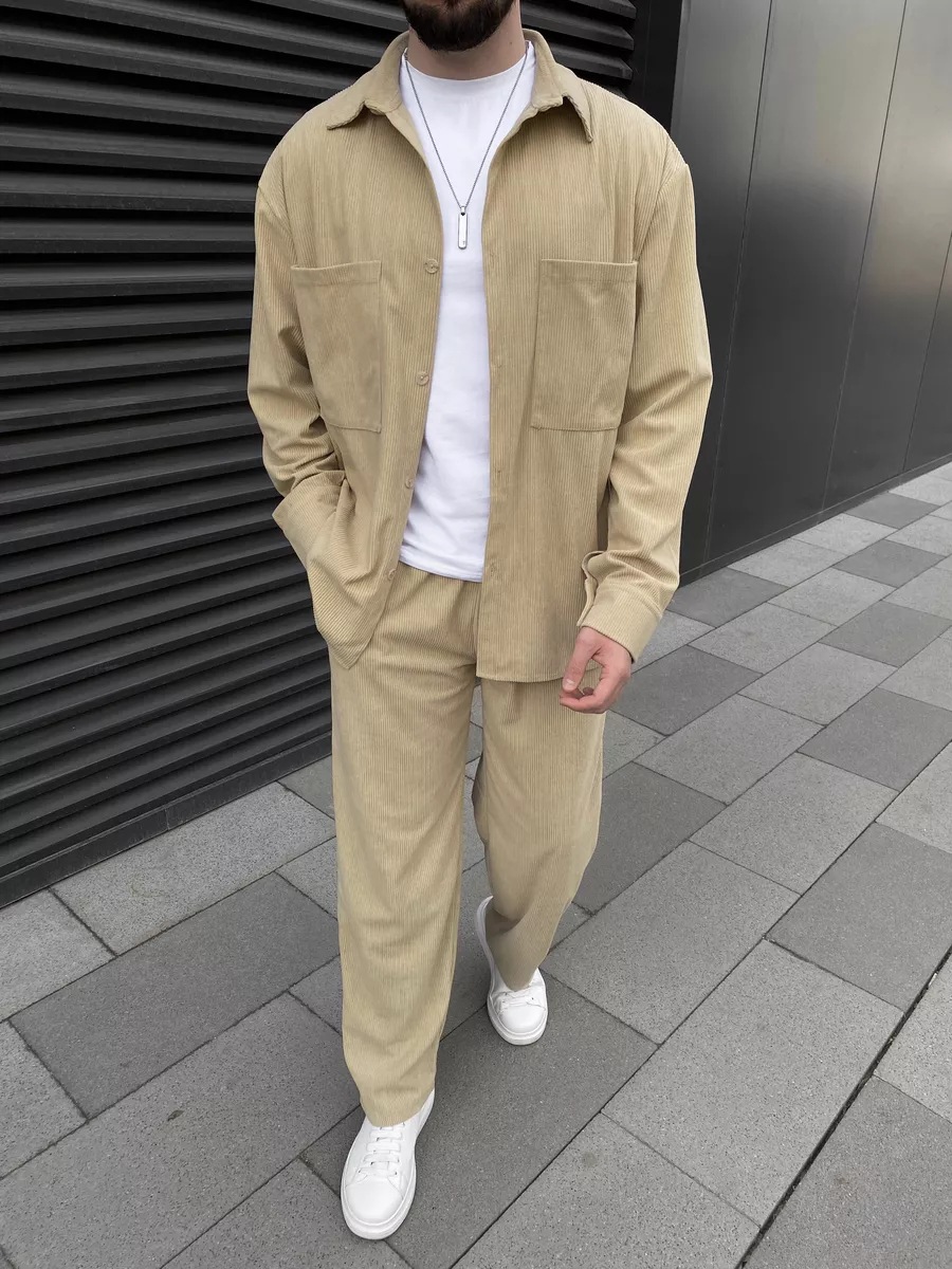 Men's corduroy two-piece outfi - Outdoor Sportswear reseña y precio