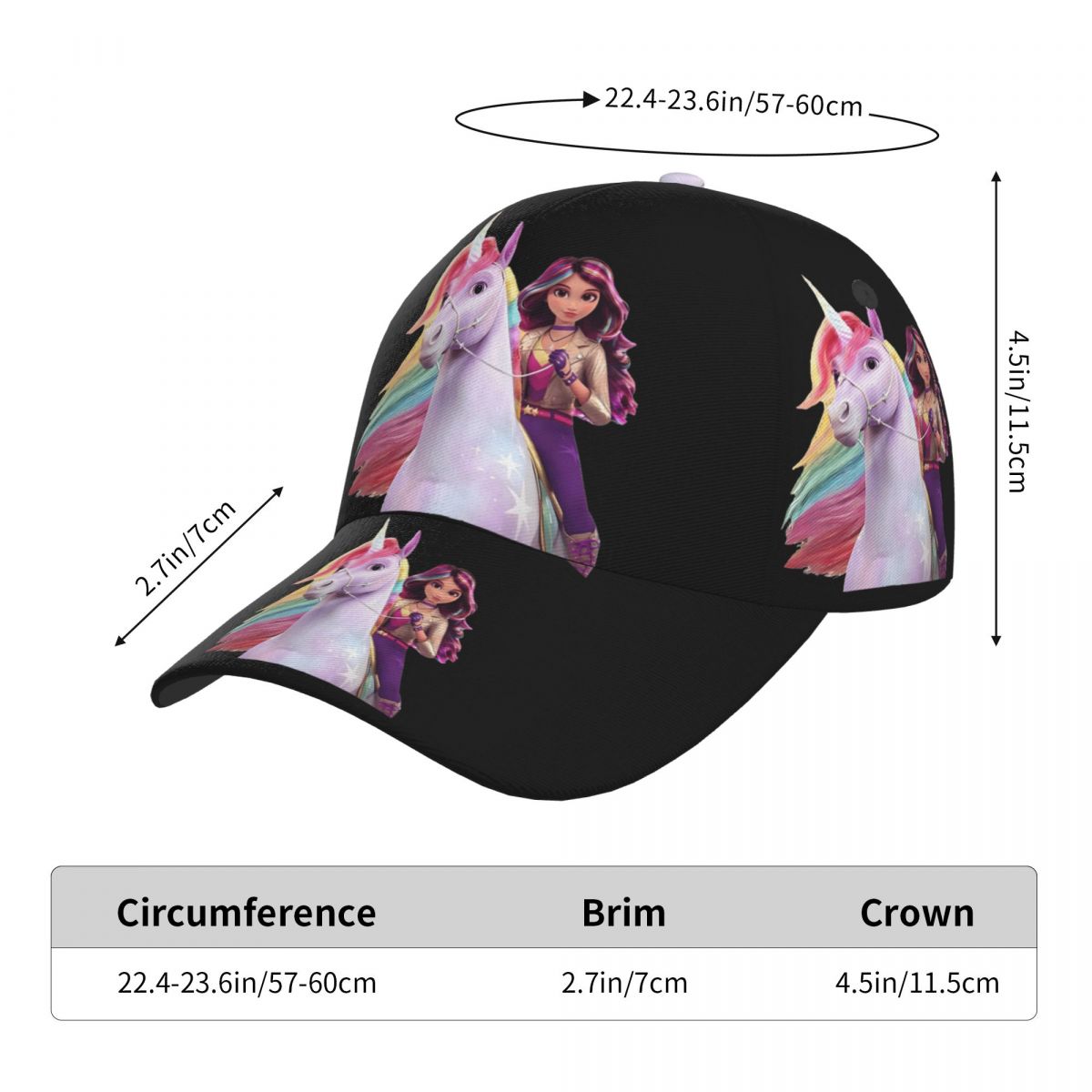 Unisex Baseball Hats Unicorn A - Academy Sports Outdoor reseña y precio